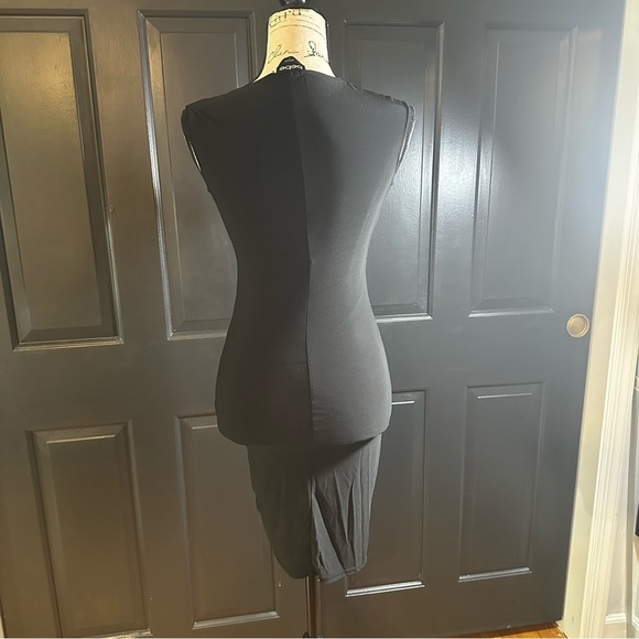 BEBE Womens Black Stretch Dress Size S (b3 - Picture 3 of 8